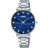 Lorus Damen-Uhr Quarz Edelstahl mit Metallband RG227VX9