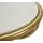 Mauro Ferretti Beistelltisch Vögel Marmor Ø 38x60 cm gold weiß - Gold/Weiß