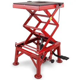 BITUXX Hebebühne Stahl 87 cm rot