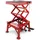 BITUXX Hebebühne Stahl 87 cm rot