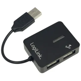 Logilink USB 2.0 Hub 4-Port Smile 4 Port Schwarz