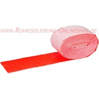Rohrisolierung - PE-Band rot (selbstklebend) - 3,6 m - 70mm Breite