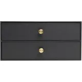 Exacompta 30601E Schubladenordnungssystem Karton, Papier Schwarz