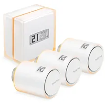 Netatmo Intelligenter Thermostat mit 3 Thermostatköpfen Heizkörperthermostat