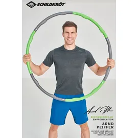Schildkröt Fitness Hula Hoop Reifen grau/grün (960035)