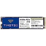 Timetec 2TB mit DRAM Cache SSD NVMe PCIe Gen3x4 8Gb/s M.2 2280 3D NAND TLC 1800TBW High Performance Lese-/Schreibgeschwindigkeit bis zu 3.400/3.000 MB/s interne Solid State Drive für PC