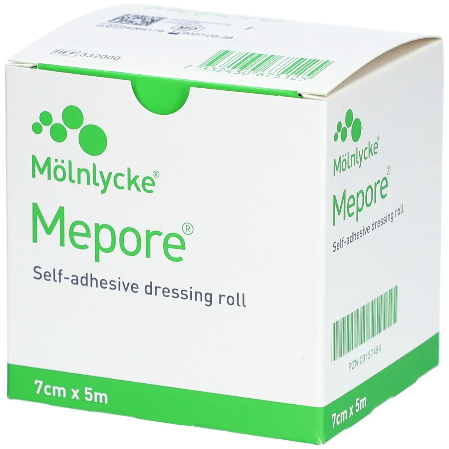 Mölnlycke® Mepore® Selbstklebender Verband in Rollen 7 cm x 5 m