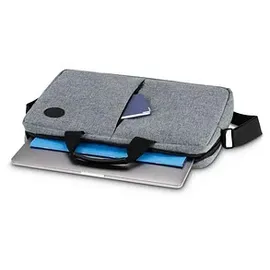 Hama Laptoptasche Genua Polyester grau 00227053 bis 39,6 cm (15,6 Zoll)