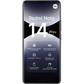 Xiaomi Redmi Note 14 Pro+ 5G 12 GB RAM 512 GB Midnight Black