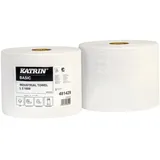 Katrin Putztuchrollen Basic L2 1000 2-lagig weiß, 1.000 Blätter, 2 Rollen