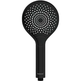 Wenko Duschkopf Watersaving Schwarz matt
