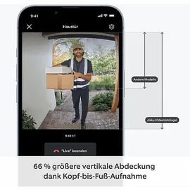 Ring Video Doorbell Akku + Chime Nickel Matt