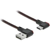 Delock EASY-USB 2.0 Kabel Typ-A Stecker zu USB Type-CTM Stecker gewinkelt 1,5m