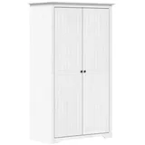 vidaXL Kleiderschrank BODO Weiß 99x53,5x173 cm Massivholz Kiefer
