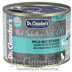 Dr. Clauder's Best Selection No6 Wild mit Kürbis 12x200 g