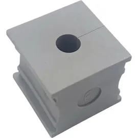 TRU Components ELT 6 Kabeldurchführung geschlitzt Klemm-Ø (max.) 7mm Elastomer Grau