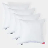 Homescapes Kissenbezug 80 x 80 cm Weiss