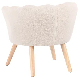 Beliani Kindersessel HALBY 0 x 0 cm Holz Hellbeige