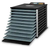 Vertes Dörrautomat mit 750W Timer Temperatur bis 68°C, 10 Trockengitter, BPA-frei, Elektrisch Ventilator,