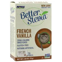 NOW Foods Better Stevia Päckchen French Vanilla 75 St