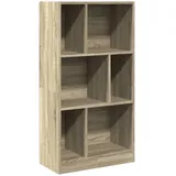 vidaXL Bücherregal Sonoma-Eiche 57x28,5x107,5 cm Holzwerkstoff