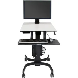Ergotron WorkFit-C Single LD mobiler Steh-Sitz Arbeitsplatz bis 30" TFT
