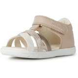 GEOX B ALUL Girl Sandal, BEIGE/Platinum, 26 EU