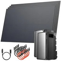 Solarway Balkonkraftwerk Monokristallin 800 W inkl. 3,8 kWh EcoFlow