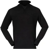 Bergans Herren Ulriken Light Merino Pullover (Größe XL, grau)