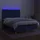 vidaXL Boxspringbett mit Matratze & LED Blau 140x200 cm Stoff