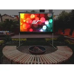 ELITE SCREENS Beamer Leinwand ,/YARD MASTER 2 - MOBILE OUTDOOR LEINWAND/100 inch/geeignet für: normalen Beamer