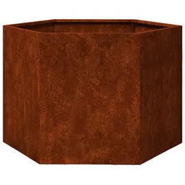 vidaXL Pflanzkübel Rostig 60 x 60 x 45 cm Cortenstahl