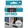 Dymo LabelManagerTM 45021 Laminiertes Band für D1 Stifte, Weiß, 12 mm, Schwarz (5 Stück)