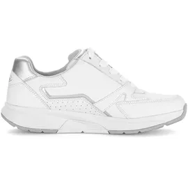 Gabor Sneaker Low Damen Weiß/Silber 42,5