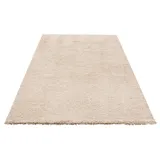 OTTO home Teppich Desner, Hochflor Teppiche, rechteckig, Höhe: 35 mm, Mikrofaser, weich, flauschig, Wohnzimmer, Schlafzimmer, Kinderzimmer beige 200 cm x 300 cm x 35 mm