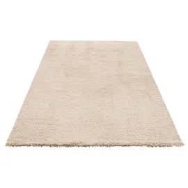 OTTO home Teppich Desner, Hochflor Teppiche, rechteckig, Höhe: 35 mm, Mikrofaser, weich, flauschig, Wohnzimmer, Schlafzimmer, Kinderzimmer beige 200 cm x 300 cm x 35 mm