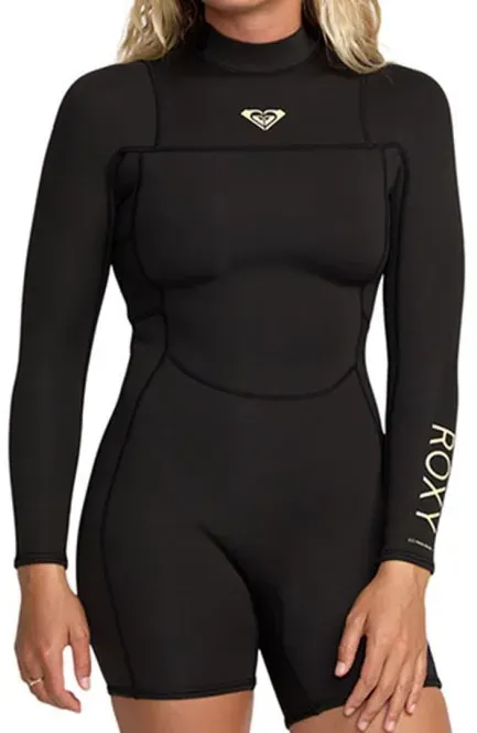 ROXY 2/2 PROLOGUE+ LS BACK ZIP Shorty 2026 black - L