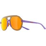 purple matt / orange mirror lens lila 2023
