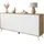 lookway SANAYI III 154 x 72 x 40 cm Artisan Eiche / Weiß
