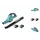 Makita Makita, DUB 361 M 2x 18 V / 36 V Akku Laubbläser, Gebläse / 2x Makita BL 1840 B 4 Ah / 4000 mAh Akku