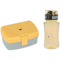 Lässig Brotdose & Trinkflasche Set - Lunch Set mit Lunchbox und Trinkflasche (460 ml)/About Friends Lion