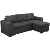 SUN GARDEN SO260/MANNHEIM Ecksofa mit Stauraum- und Schlaffunktion inkl. Kissen 243x155 cm - Braun