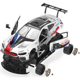 Jamara RC-Auto BMW M8 GTE 1:18 2,4GHz Bausatz weiß