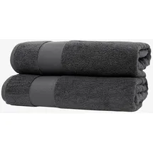 Wolkenfeld Handtuchset 2-tlg. dunkelgrau