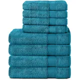 Komfortec Handtuchset 8-tlg. türkis