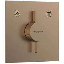 Hansgrohe DuoTurn E Mischer Unterputz, 2 Verbraucher, brushed bronze
