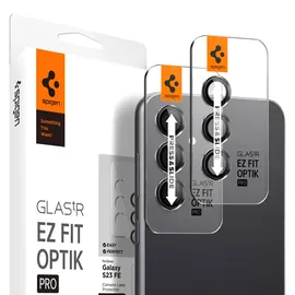 SPIGEN Glas.tR EZ Fit Optik Pro Black 2 Pack - Schwarz