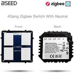 BSEED Smart-Switch-Einsatz Zigbee 3.0 4