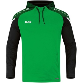 Jako Herren Kapuzensweatshirt Performance, Soft Green/Schwarz, L