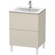 Duravit Waschtischunterschrank 2 Auszüge 62 x 70,4 x 48,1 cm Beige Matt